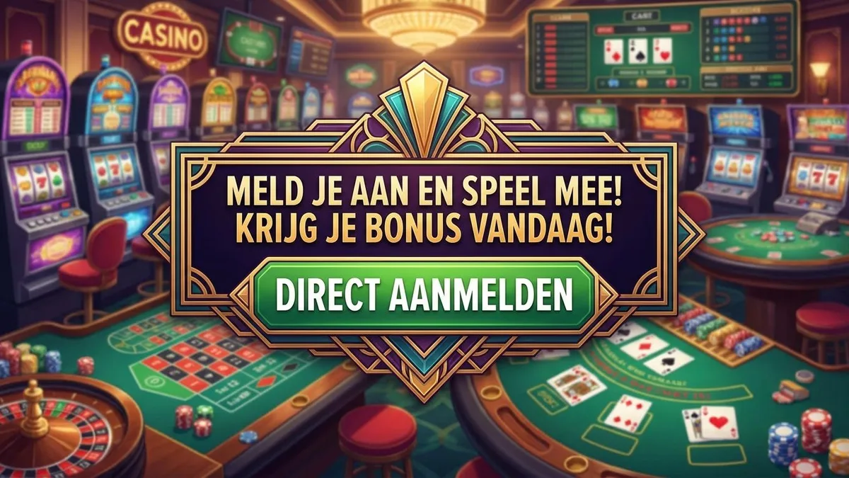 Aanmelden met bonus